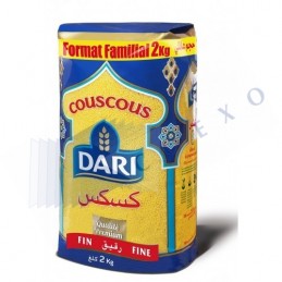 COUSCOUS  FIN - Unité 2kg - DARI Format familial