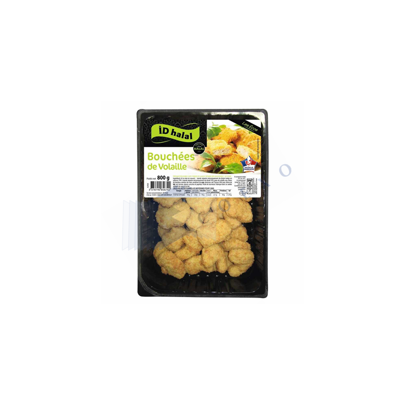 BOUCHEE DE VOLAILLE - Unité 800g - ID HALAL