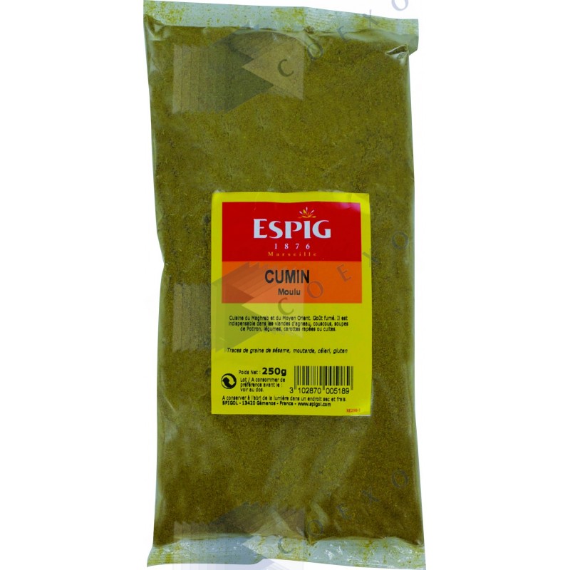 CUMIN MOULU - Sachet 250g -