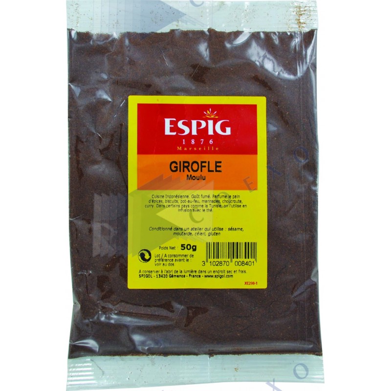 GIROFLE MOULU - Sachet 50g -