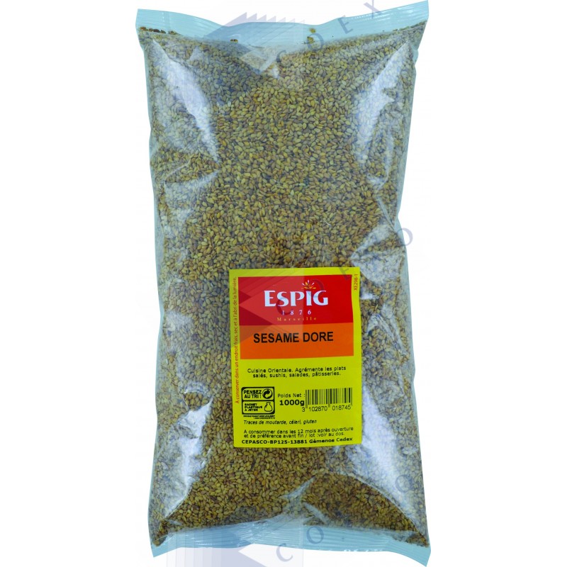 SESAME DORE ENTIER - Poche 1kg -